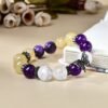 14mm Charoite Rutilated Quartz White Phantom Bracelet – Manifest Abundance, Protection & Energy Healing