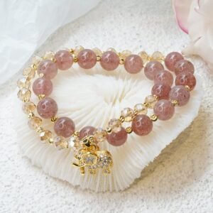 rose quartz bracelet