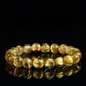 Rutilated Quartz 1 attrac money rutilated quartz bracelet