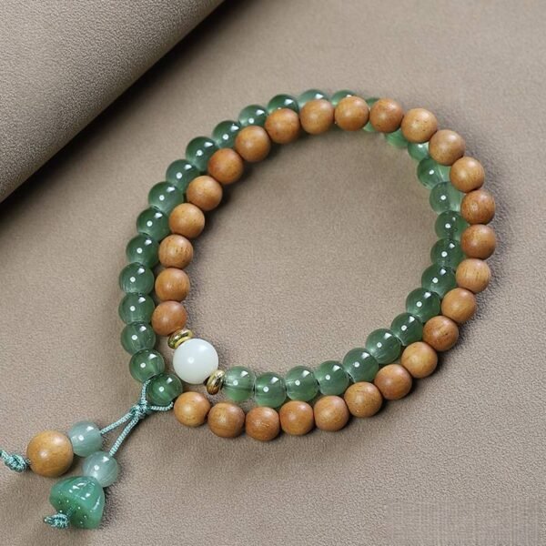 sandalwood mala beads bracelet