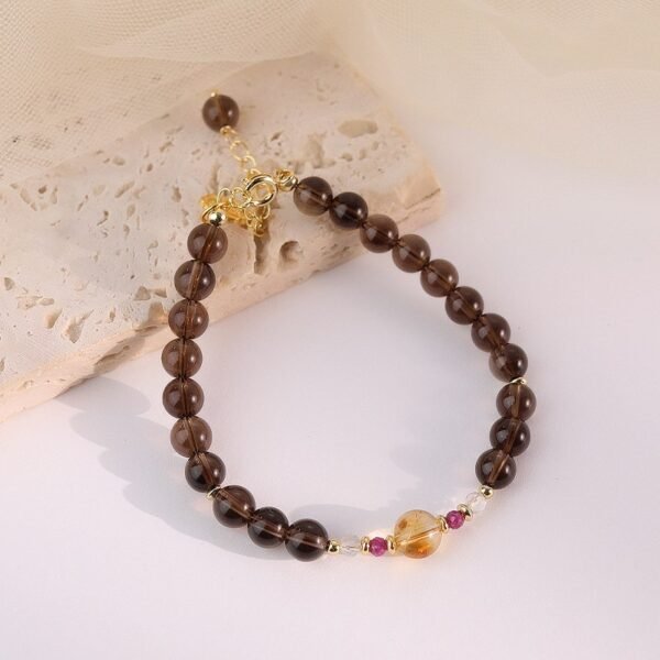 smoky quartz bracelet