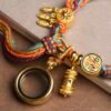 Tibetan Buddhist Bracelet with Gau Box & Spinning Mantra Bead - Om Mani Padme Hum Protection