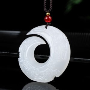 afghan jade pendant good luck