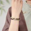 Double Stack Agarwood & Hetian Jade Bead Bracelet - Zen Energy