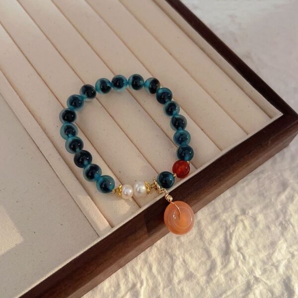 candy agate peace buckle