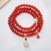 mala red agate bracelet