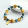 Tiger Eye Candy Agate Bracelet - Confidence Booster & Emotional Harmonizer