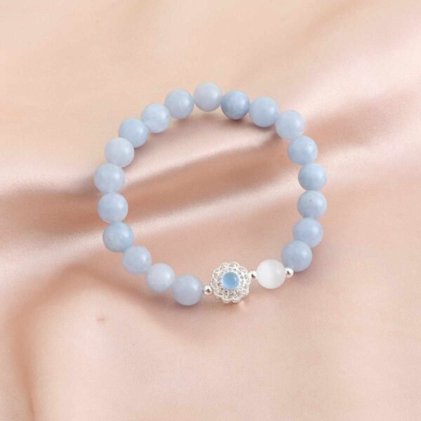 Aquamarine Wealth Bracelet -  Good Luck & Energy Balance