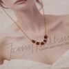 Garnet Pendant Necklace - Money & Love Attractor
