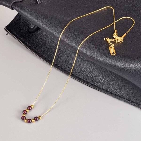 Garnet Pendant Necklace - Money & Love Attractor