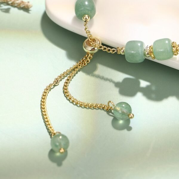 Green Aventurine Rabbit Bracelet - Lucky Crystal Jewelry for Wealth & New Beginnings