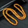Tibetan Yak Bone Mala - 108 Prayer Beads for Buddhist Meditation