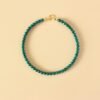 3mm Malachite Gemstone Bracelet - Protection, Healing & Positive Energy