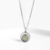 925 silver moonstone pendant