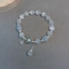 Moonstone Bracelet with Aquamarine & Cat's Eye – Healing Jewelry