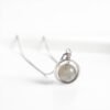 925 Silver Moonstone Spinner Necklace - Hypnotic Healing Jewelry