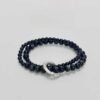 obsidian double wrap bracelet