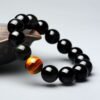 black obsidian tiger eye bracelet