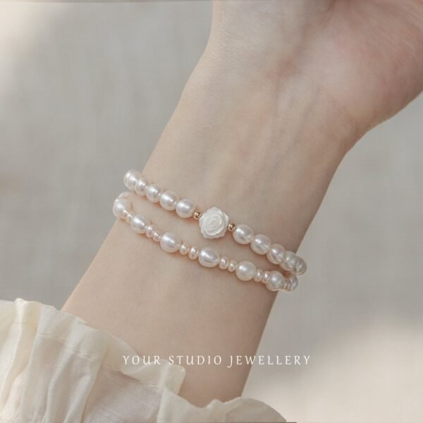 Pearl Sincerity Bead Bracelet - Classic & Elegant