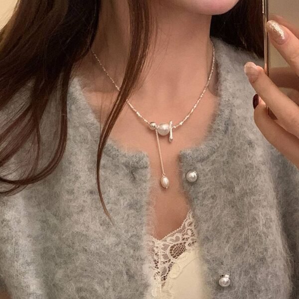 Lucky Pearl Tassel Necklace - Wealth & Harmony Jewelry