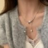 Lucky Pearl Tassel Necklace - Wealth & Harmony Jewelry