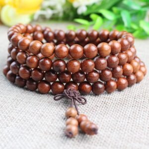 rosewood 108 mala beads