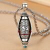Tibet Rotating Om Mani Padme Hum Necklace - Spiritual Protection & Good Fortune