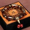 nine-eye dzi bead tibetan bracelet