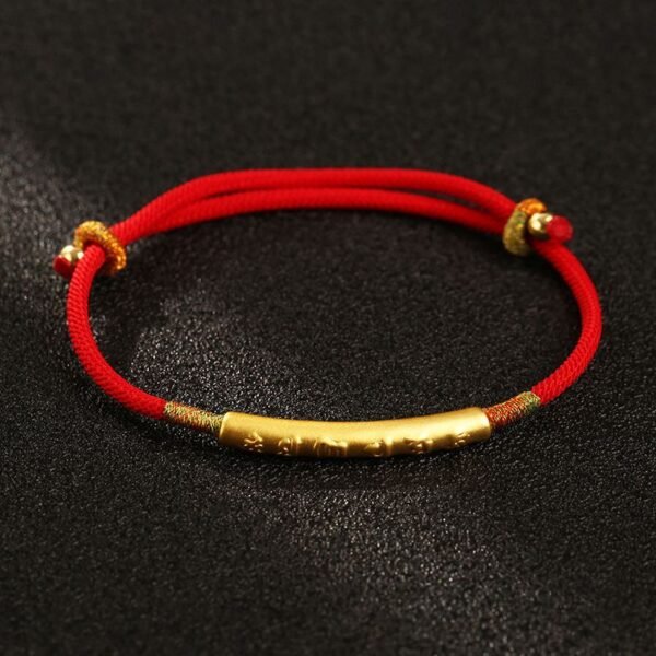 red string bracelet