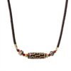 Nine-Eye Dzi Necklace - Feng Shui Wealth & Protection Pendant