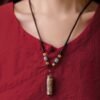 Tibetan Om Mani Padme Hum Necklace - Good Luck & Positive Energy