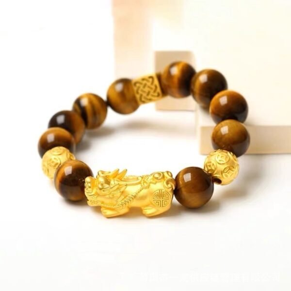 Lucky Tiger Eye Pi Yao Bracelet - Money Attracting Spiritual Jewelry