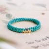 double wrap turquoise bracelet