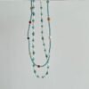Healing Turquoise & Pearl Necklace - Spiritual Layerable Protection