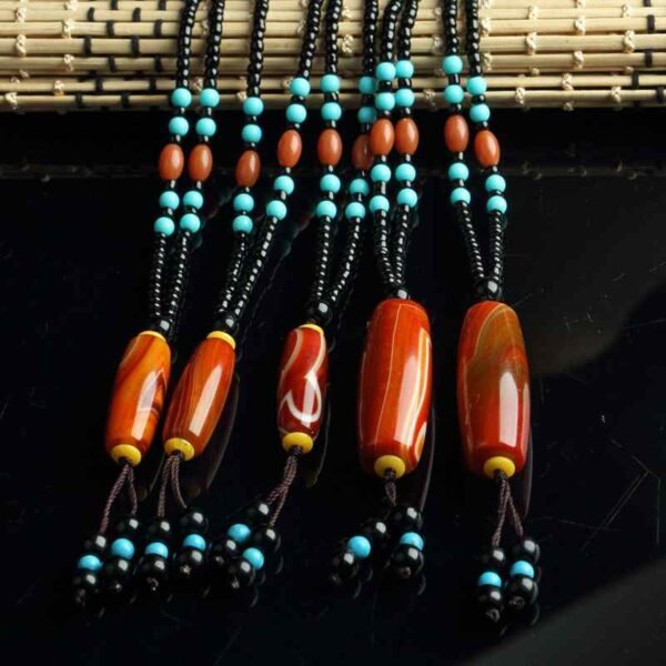 Zhanguo Red Agate Necklace – Ancient Chinese Warrior’s Stone for Courage & Success