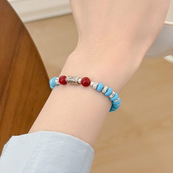 Feng Shui Turquoise Bodhi Bracelet for Wealth & Spiritual Growth