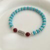 Feng Shui Turquoise Bodhi Bracelet for Wealth & Spiritual Growth