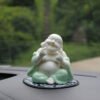 Ceramic Feng Shui Statue Attract Wealth and Good Fortune Laughing Buddha