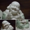 Ceramic Feng Shui Statue Attract Wealth and Good Fortune Laughing Buddha