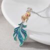 Lucky Koi Fish Copper Necklace for Wealth & Good Fortune