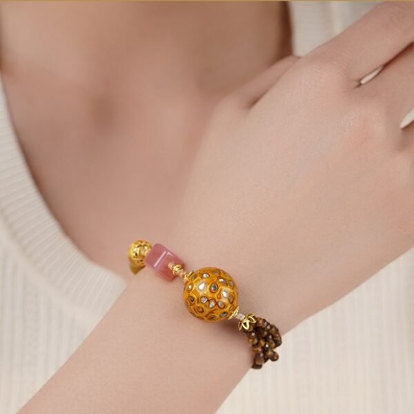 tibet tiger eye bracelet 5 Tibetan Talisman Bracelet Harmonize Energy & Attract Fortune with Sacred Lacquer Beads