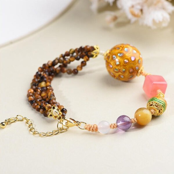 tibet tiger eye bracelet 6 Tibetan Talisman Bracelet Harmonize Energy & Attract Fortune with Sacred Lacquer Beads