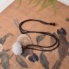 Afghan White Jade Lotus Necklace for Purity & Spiritual Growth