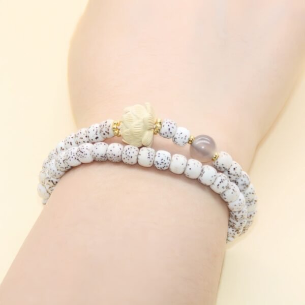 Bodhi Boxwood Lotus Bracelet