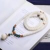 108 Bodhi Seed Mala with Money Bag Pendant for Fortune & Blessings