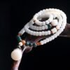 108 Bodhi Seed Mala with Money Bag Pendant for Fortune & Blessings