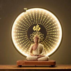 Buddha statue Buddha Backflow Incense Lamp Statue for Mindful Atmosphere & Stress Relief