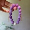 charoite pearl bracelet
