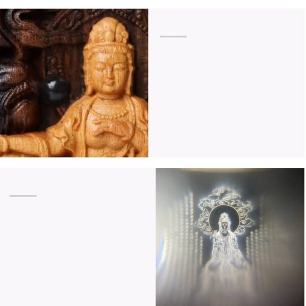 Agarwood Guanyin Buddha Pendant