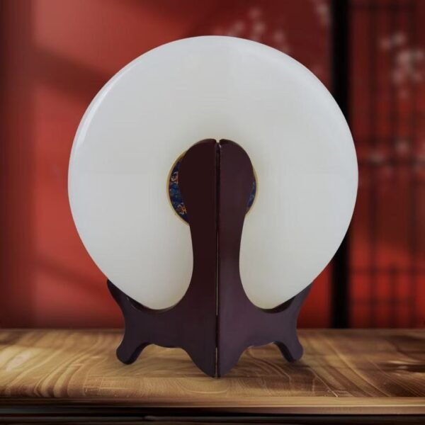 "Wealth Blossom" Afghan Jade Decor - Peace Buckle Money Ornament